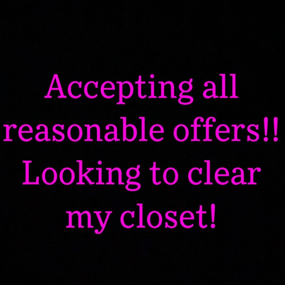 Want to clear out my closet.. Make me an offer 🥳